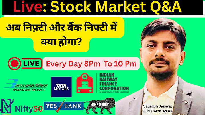 Stock Market Q&A: Navigating Volatility with Saurabh Jaiswal |Nifty & Bank Nifty Tomorrow Prediction