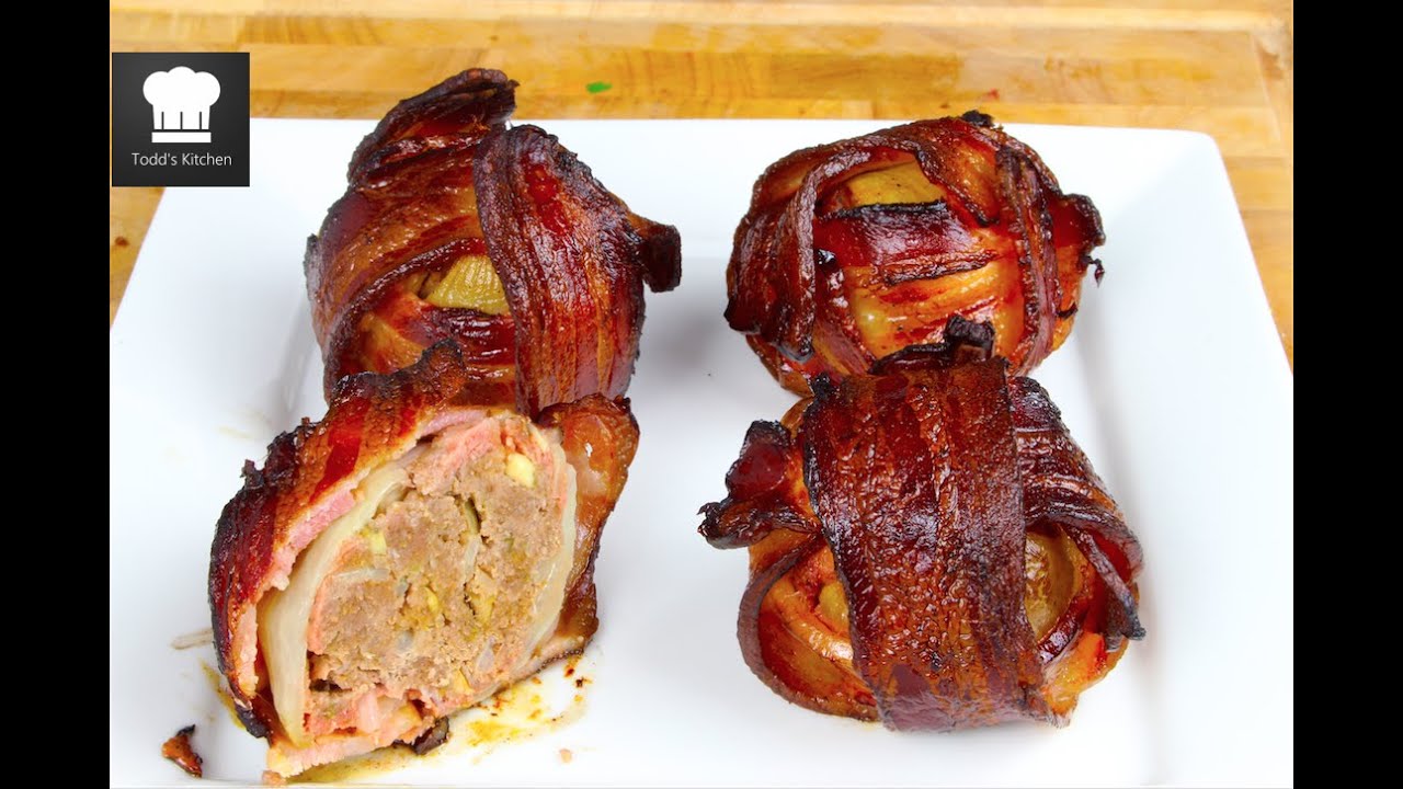 bacon meatball bombs youtube