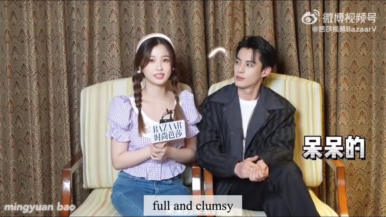 Dylan Wang and Esther Yu Moments on Hello Saturday - Eng Subs - BiliBili