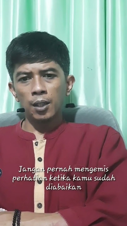 Jangan mengejar orang yang tak mau dikejar