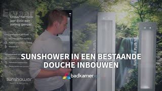 Sunshower in een bestaande douche inbouwen | Badkamerxxl