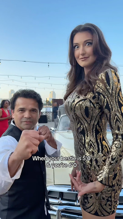 the foot height difference😂 #tall #tallgirl