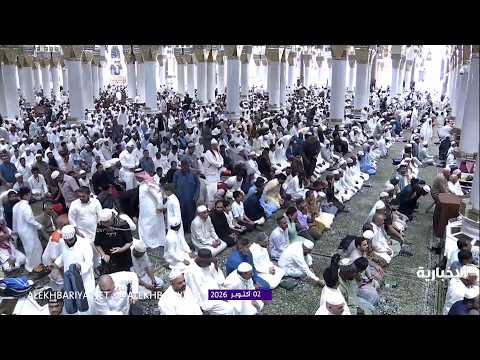 خطبتي صلاة الجمعة من المسجد النبوي مع الشيخ د. عبد الله البعيجان