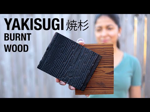 Japanese BURNT wood siding | Yakisugi or Shou Sugi Ban