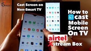 How to cast Mobile Screen on Normal TV | Airtel XStream Box | Full Step by step Demo. screenshot 5