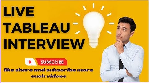 Live Tableau Developer #interview  | #techmahindra | Business Intelligence | Check this Video