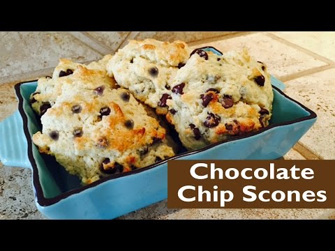 How to Make Chocolate Chip Scones - One Bowl Method