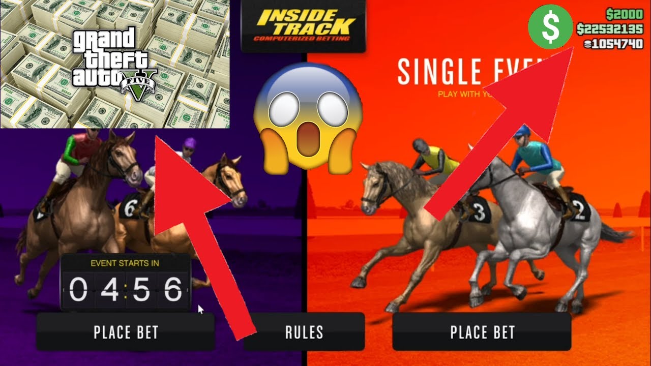 gta online casino horse racing glitch