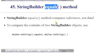 Week 03 StringBuilder Part 5