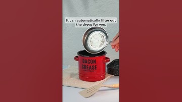 Collect bacon grease with this handy container #fok