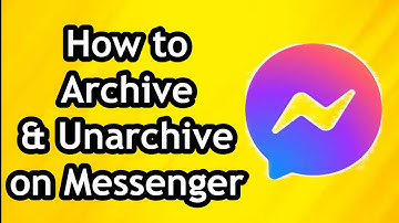How To Archive & Unarchive Messages in Facebook Messenger In 2024