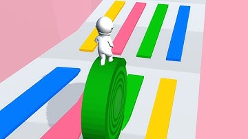 LAYERS ROLL 🌈🧵🧶 Games Mobile All Levels Android,iOS Gameplay New Level