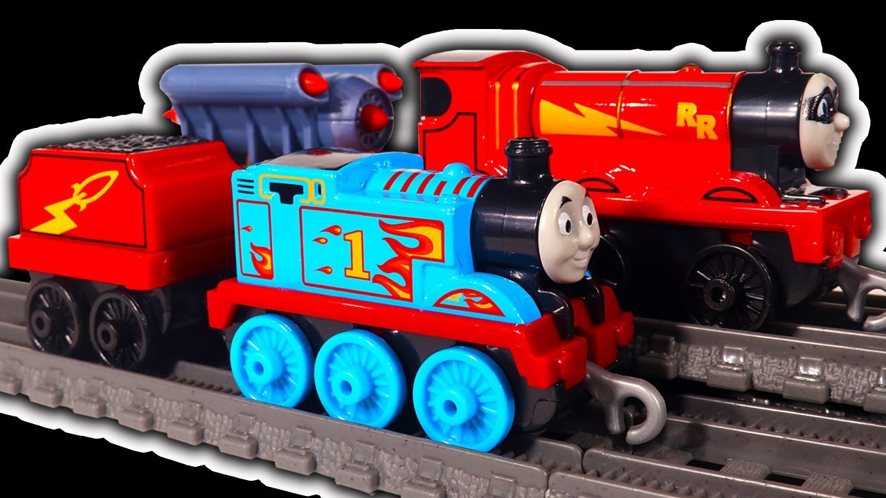 Details about   Thomas & friends Trackmaster motorized train James The Rail Rocket Custom!! 
