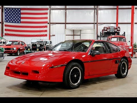 1988 Pontiac Fiero Gt Red