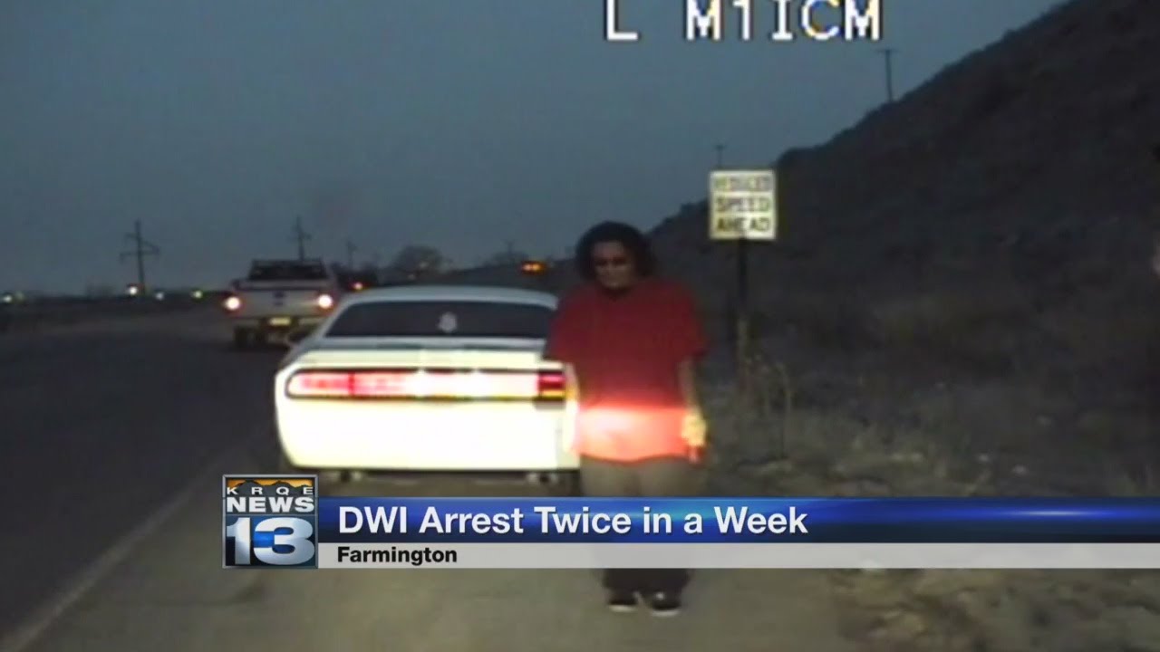 New Mexico man arrested for DWI twice in one week - YouTube