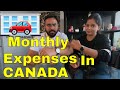 COST OF LIVING IN CANADA | CAN YOU SURVIVE ON MINIMUM SALARY | MONTHLY EXPENSES | CANADA COUPLE