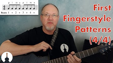 Beginning Fingerstyle Guitar Patterns (4/4 Time)