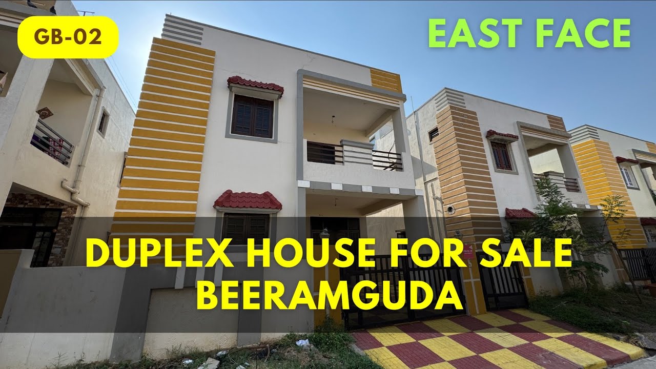 GB-02 | East Face Duplex House For Sale in Beeramguda, Patelguda | Golden Bricks