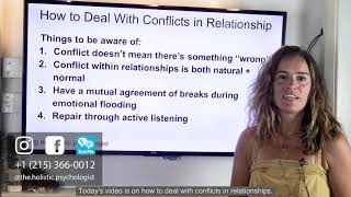Relationship Conflict: How to Deal