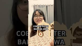 Download Lagu EAST JAVANESE PEOPLE TRY THIS JAVANESE LANGUAGE FILTER🥰 #artbytatae #tataesvlog #java #trending #... MP3