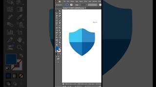 Adobe illustrator 2026 - Shield Logo Design Tutorial ✨ #vicktimegraphic