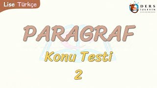 Paragraf Konu Testi̇ - 2