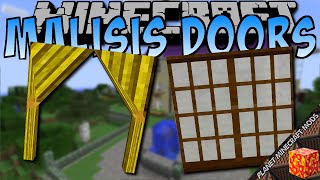 MalisisDoors Mod 1.12.2/1.10.2/1.7.10  (Custom Doors) for Minecraft PC