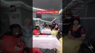 Kai Cenat Cinderella Donation What Color Is It Cindy  shorts kaicenat