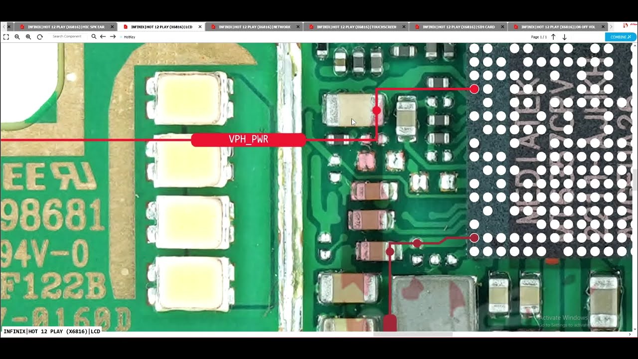 infinix hot 12 play | x6816 schematic diagram