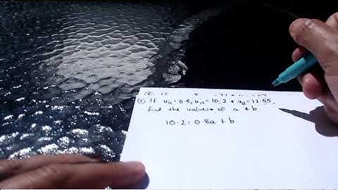 Higher Maths - Recurrence Relations - Lesson 3 - Calculating a and b.