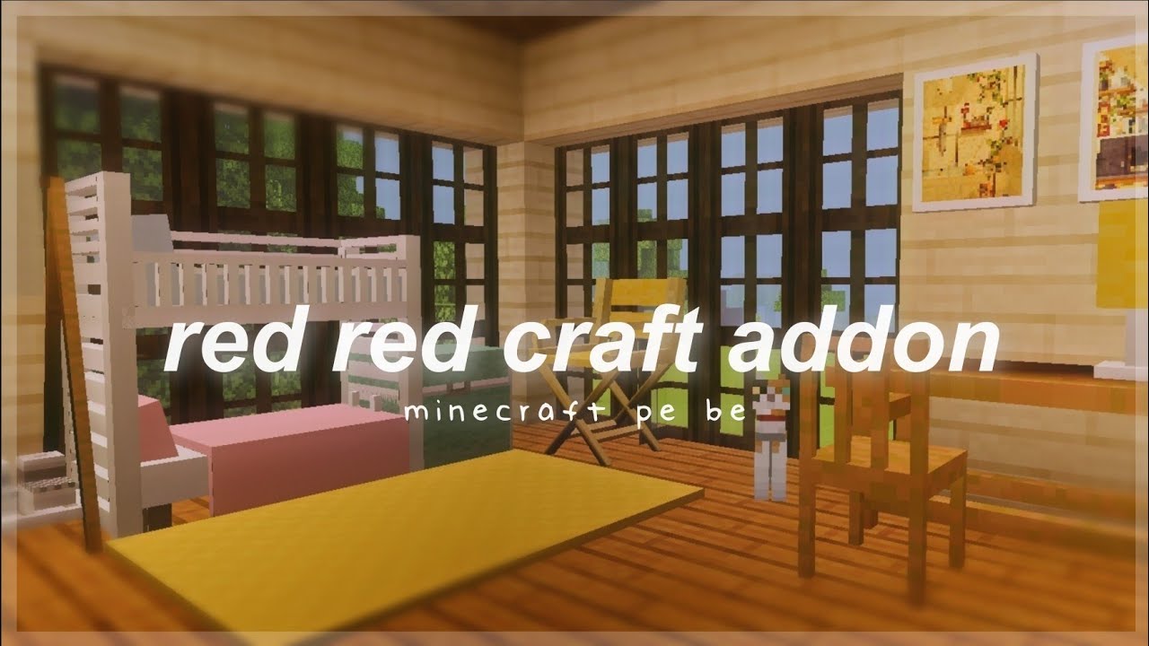 2 Minecraft aesthetic FURNITURE add-ons