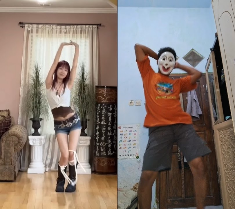 Trying to Keep Up with Cute @inumakimmi… Fail! 🤣 #remixdance #danceremix #dancecollab #funnyremix