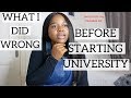 Things I should NOT have done before starting UNIVERSITY
