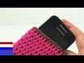 telefoonhoesje haken eenvoudig Samsung iPhone smartphone roze schattig