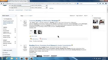 Ebsco Database Tutorial Extended Version