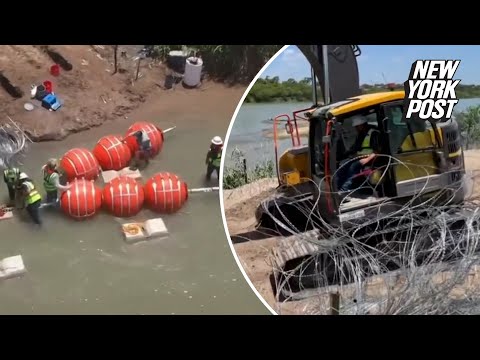 Bodies discovered in floating barbed-wired Rio Grande barrier