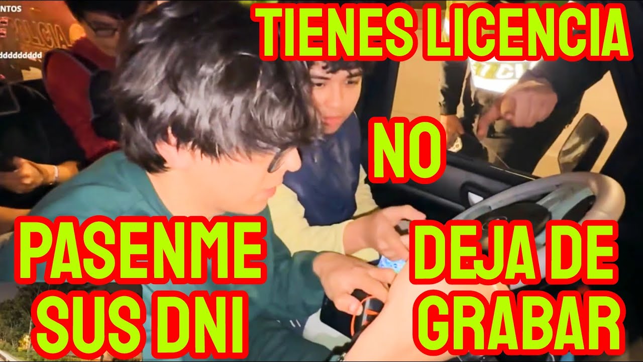 DAARICK Y SACHA SON DETENIDOS POR LA POLICIA Y  QUE LE QUITARAN EL AUTO LA PROXIMA VEZ
