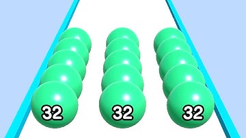 Merge Ball Run and Merge 2048 ! Gameplay Walkthrough Part 11 android, ios