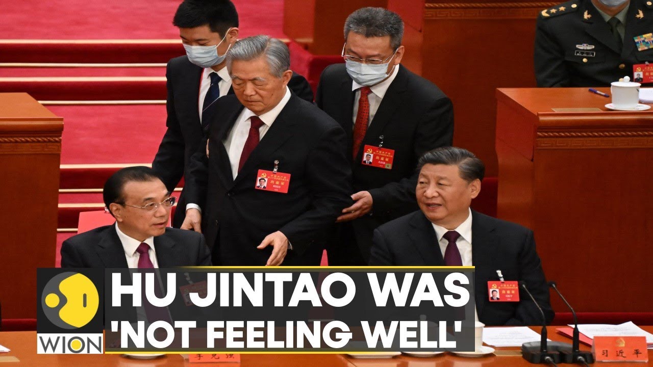 China: Former Chinese President Hu Jintao led out of CPC, was ‘not feeling well’ | WION