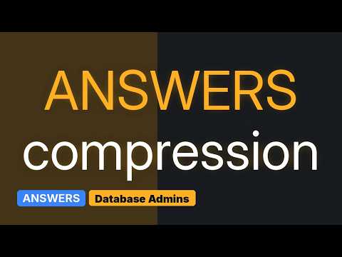 Databases: Compress PostgreSQL Database