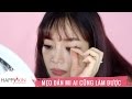 Mẹo Tự Dán Mi Giả Thần Tốc Ai Cũng Làm Được | HI BEAUTIES #13 | Happy Skin