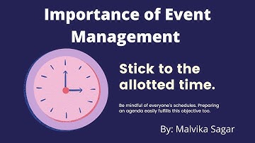 Importance Of Event Management