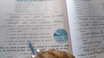 Vikas Math-Magic Workbook standard 5 chapter 12 Question 1,2 & 3 (part -2)