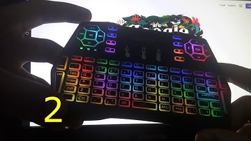 Viboton i8 Plus Mini Backlight Wireless Keyboard Touchpad Mouse - Gearbest