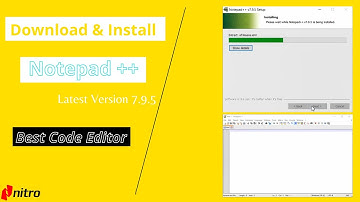 How to download and install Notepad ++ latest version || Best code editor.