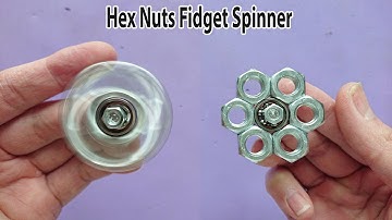 Simple But Cool Hex Nuts Fidget Spinner | Craftedology DXN