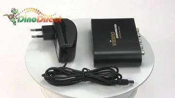 100V-240V Component YPbPr Video Audio to HDMI Converter  from Dinodirect.com