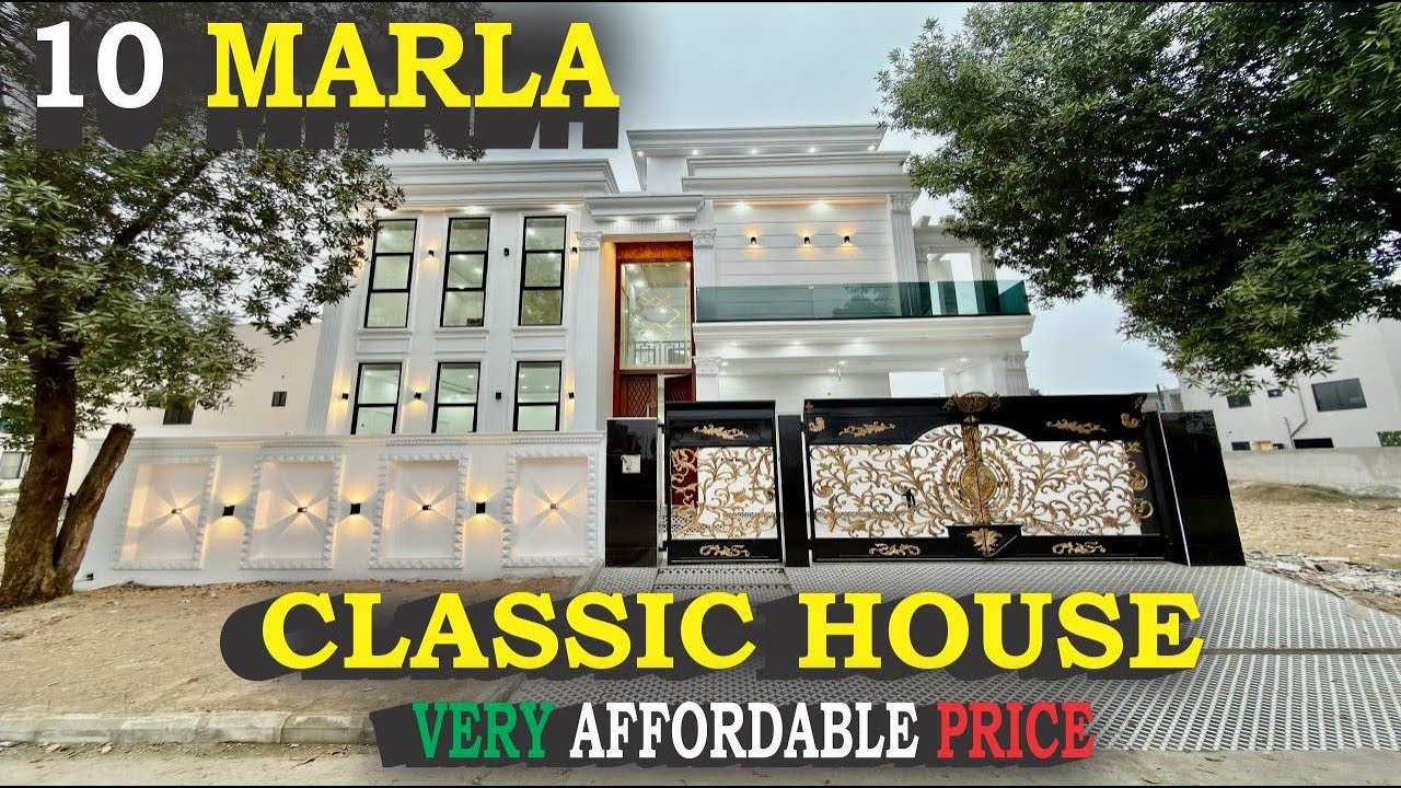 10 Marla Luxury Neo Classic House | Brand New White Elevation | Citi Housing Gujranwala