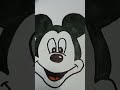 MICKEY MOUSE # DRAWING OF FACE # trending ..✨✨✨