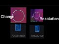 How to change screen resolution (No root, no PC, no otg)